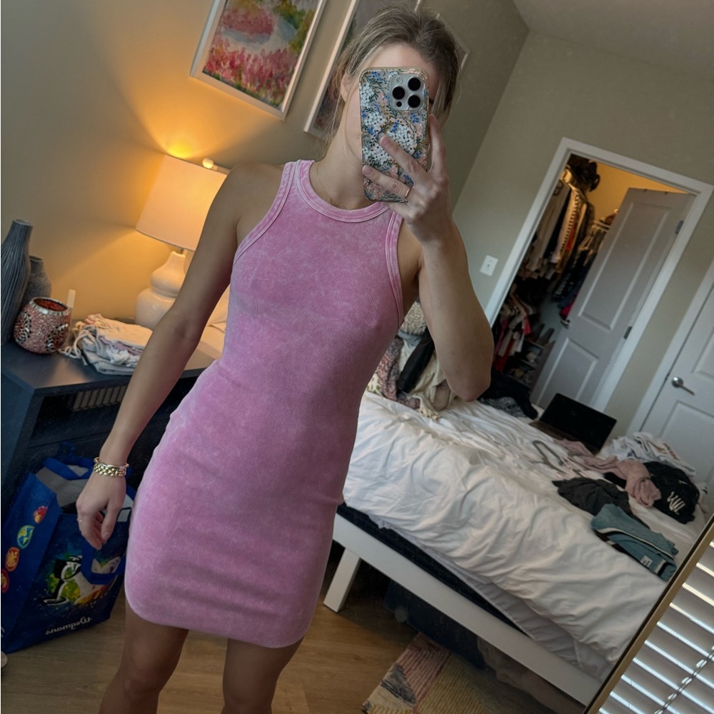 Juniper Blu Pink Mini Bodycon Dress
